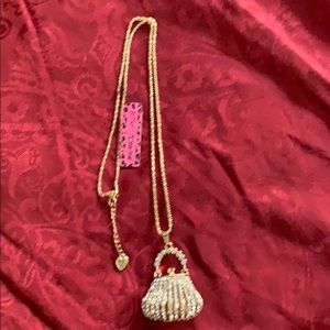 Betsy Johnson Purse Necklace